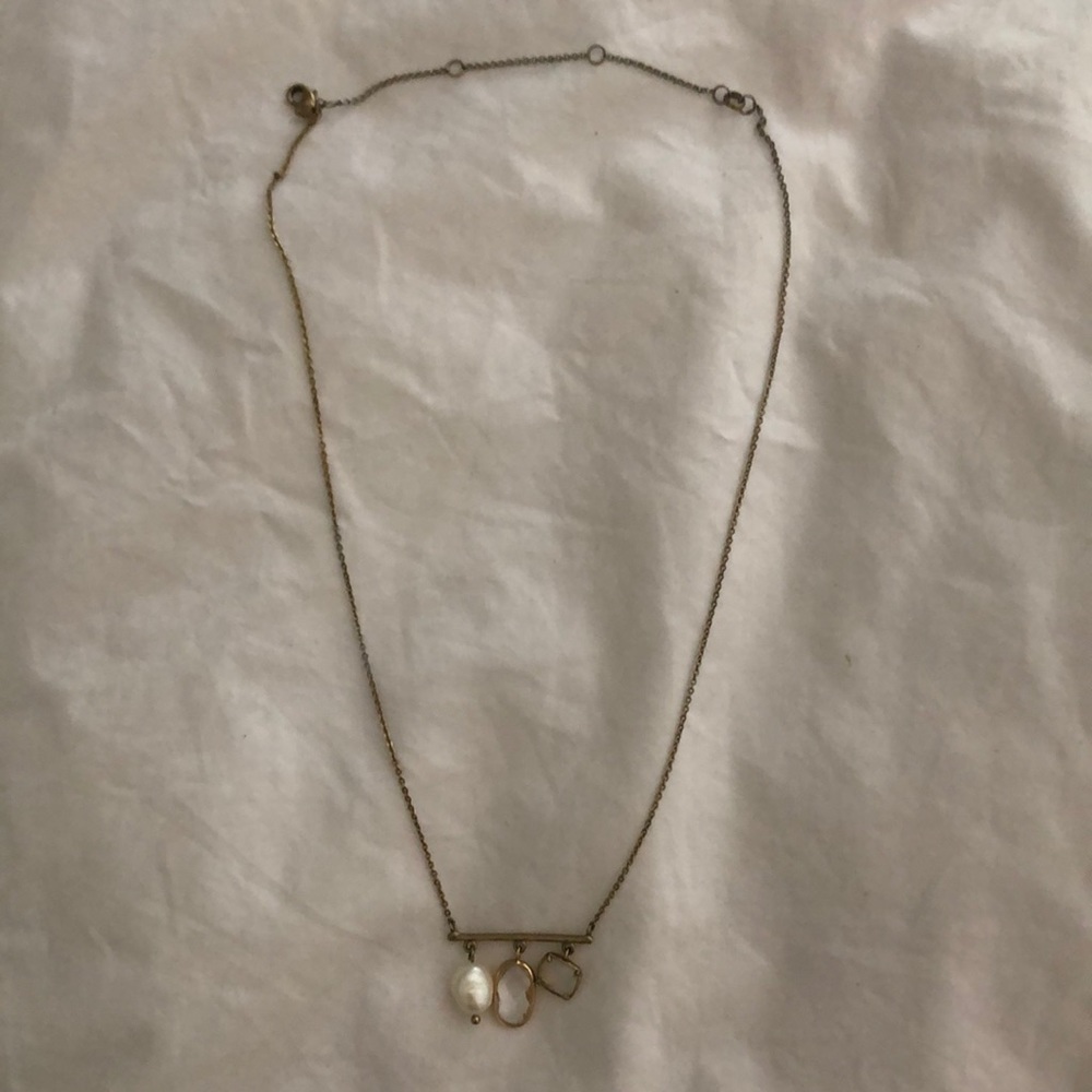 Anthropologie Bar Necklace